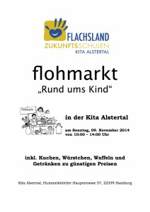 Aushang A4 Flohmarkt Kita Alstertal_09 11 2014